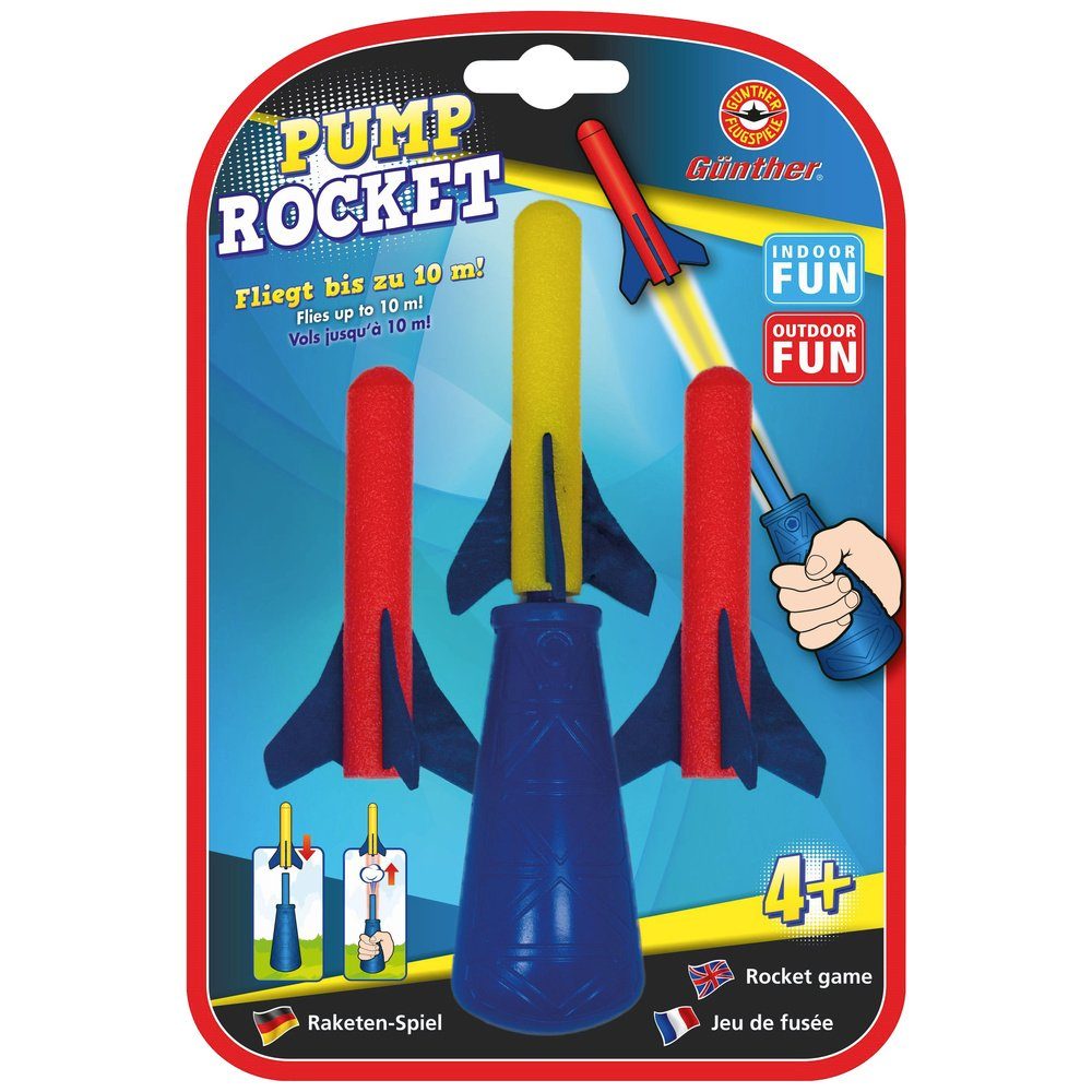 Günther Flug-Drache Günther Flugspiele Pump Rocket Raketenspiel 1557