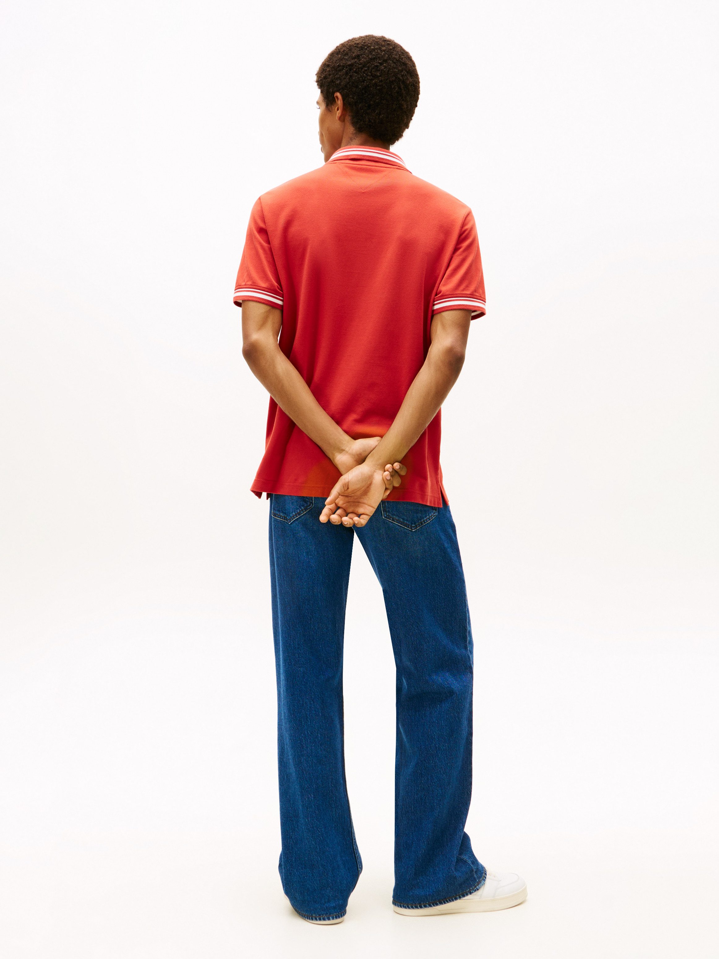 Tommy Jeans Poloshirt TJM REG TIPPED POLO EXT Mit Rundhalsausschnitt – Bild 5 von 5