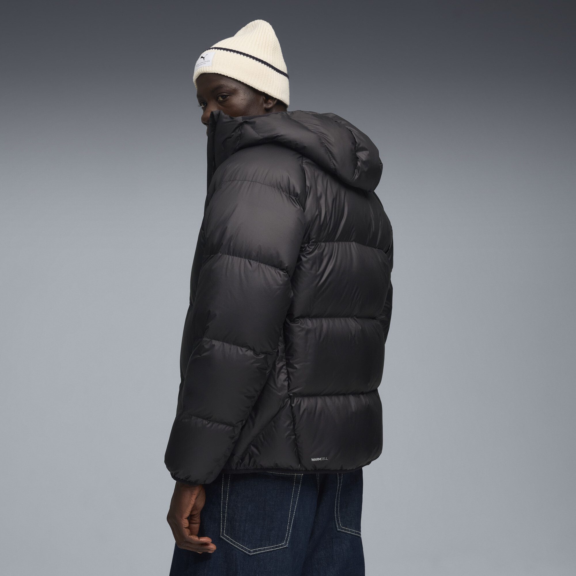 PUMA Daunenjacke Daunen-Pufferjacke mit Kapuze Herren