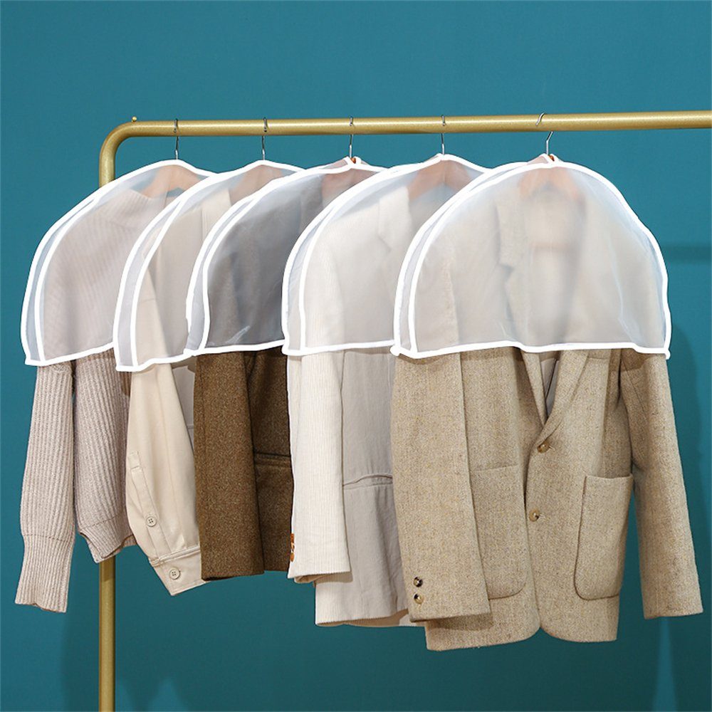 Rouemi Kleidersack Staubschutzhülle, Stück) Clear (5 Garment Kleiderhülle Staubschutzhülle Shoulder 30×60cm