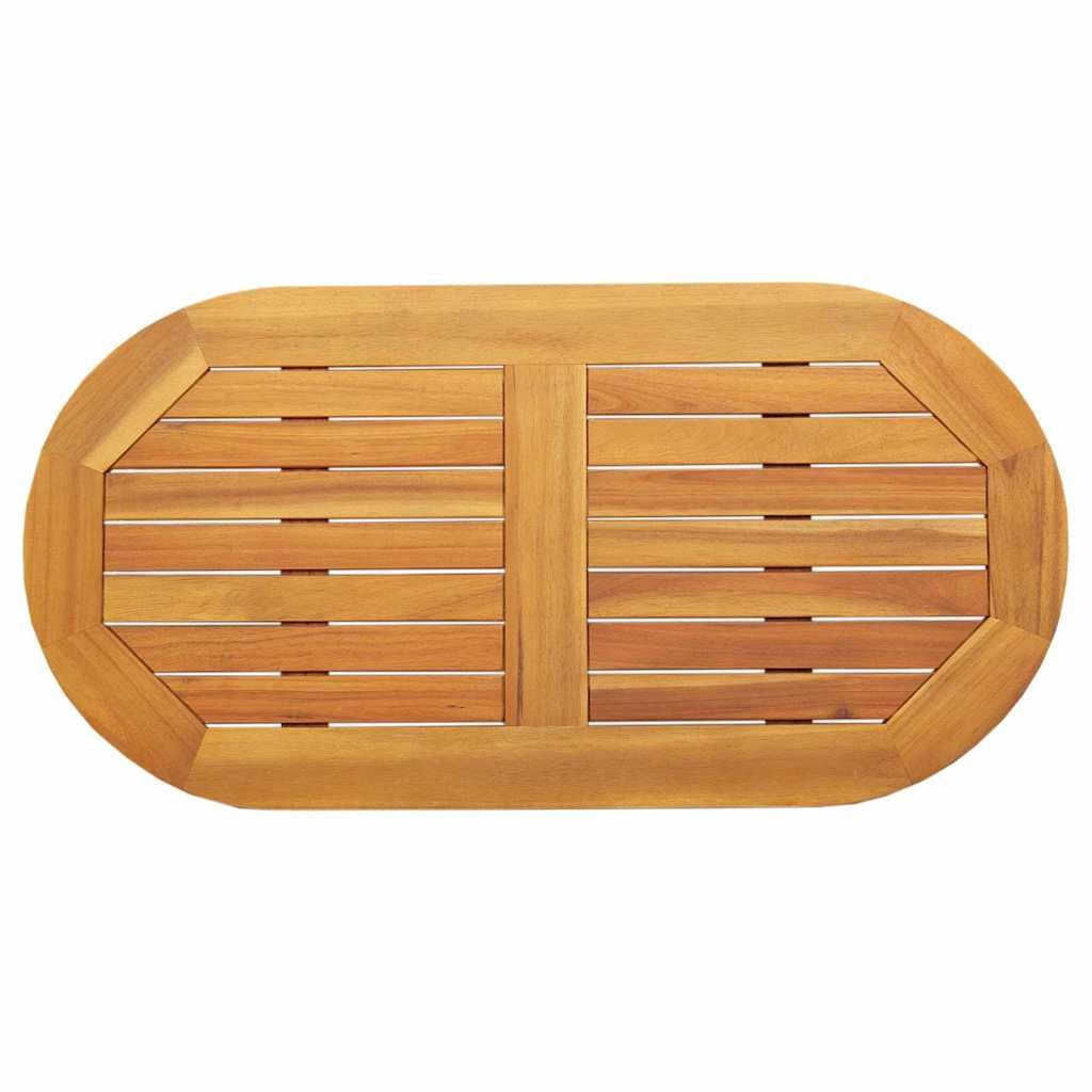 vidaXL Tischplatte Tischplatte Öl-Natur 90 x 45 x 2 cm Massivholz (1 St)