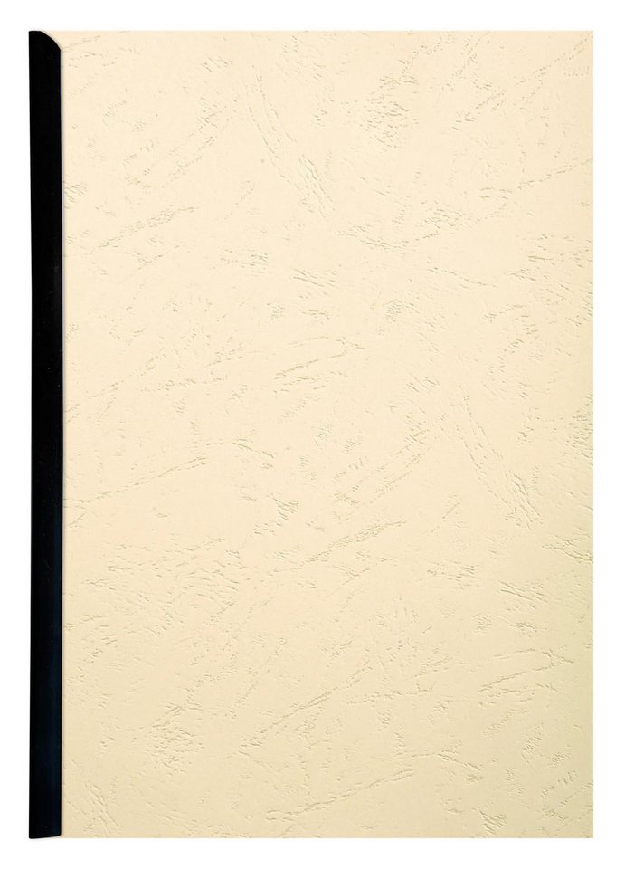 Thumbnail - CLAIREFONTAINE Buchbindemappe 100x Einbanddeckeln Karton 270g Lederprägung A3 Elfenbein 2785C, DIN A3 Deckel, (