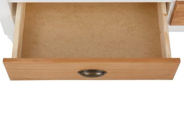 loft24 Lowboard Rini, mit 3 Schubladen, FSC®-zertifiziert, im Landhaus Stil, Fernsehschrank