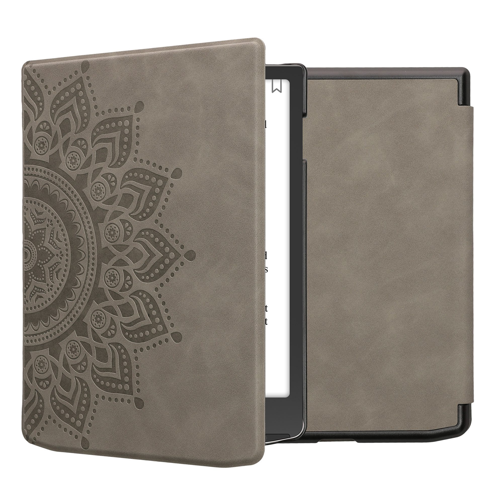 kwmobile E-Reader-Hülle Schutzhülle für Pocketbook InkPad 4 / Color 3 / Color 2 / Vivlio, eReader Flip Case mit Auto Sleep Funktion