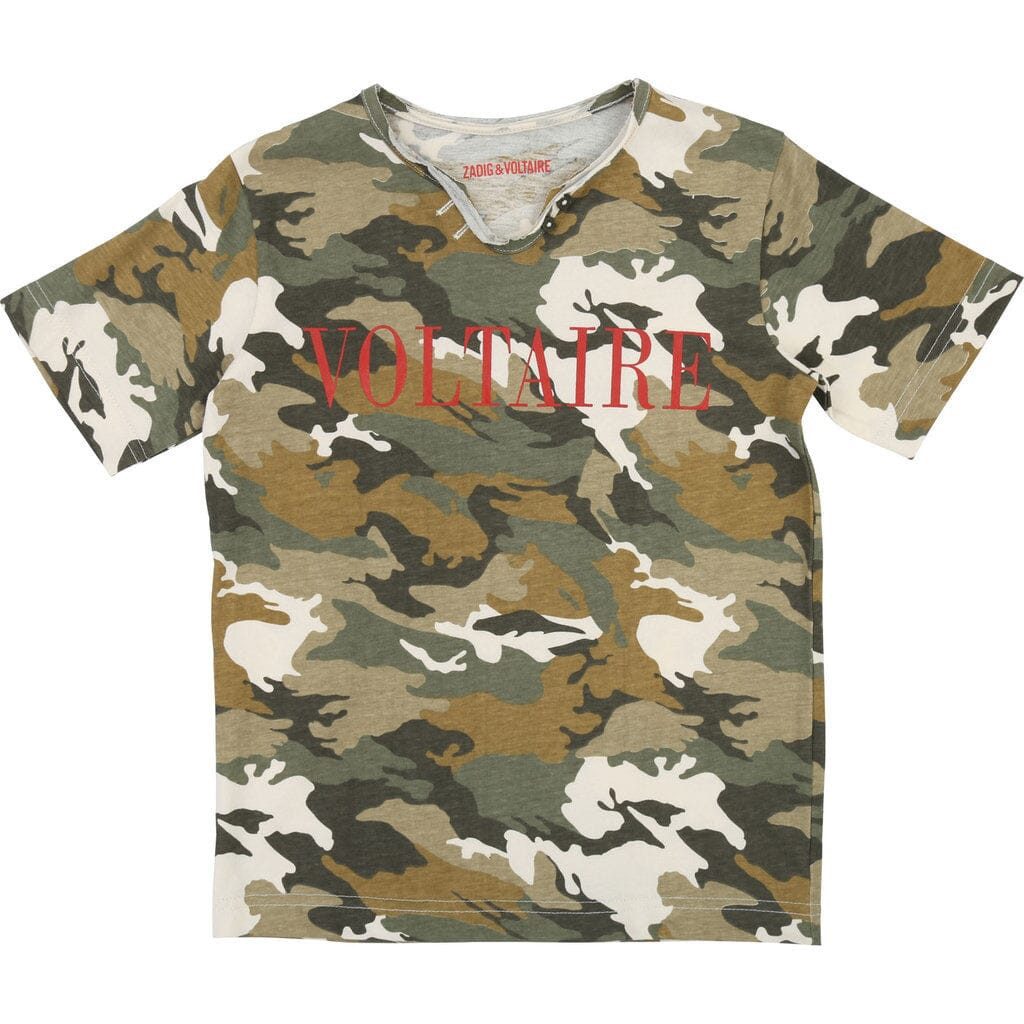 ZADIG & VOLTAIRE T-Shirt Zadig & Voltaire T-Shirt Camouflage Boys