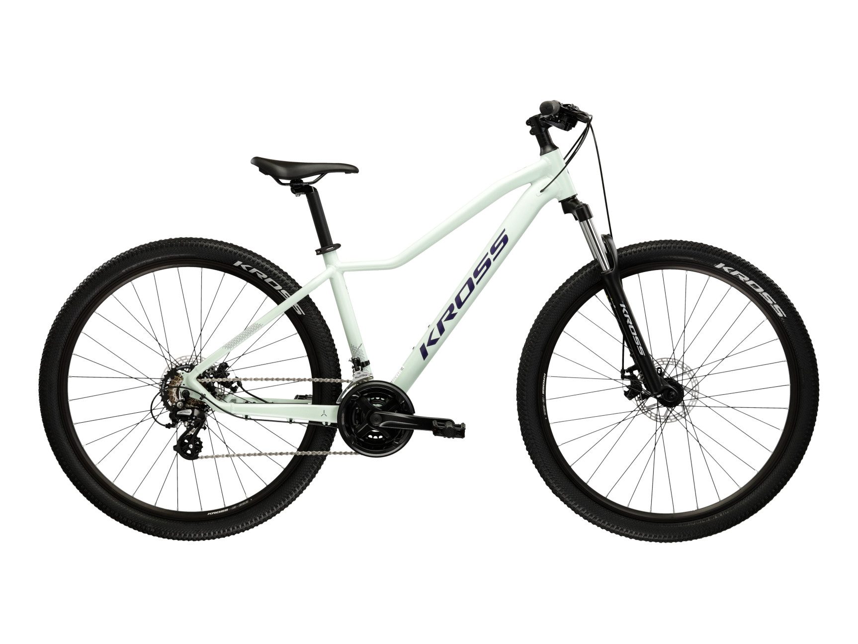 Kross Mountainbike Lea 2.0 grün, 21 Gang Shimano ALTUS M310 Schaltwerk, Kettenschaltung