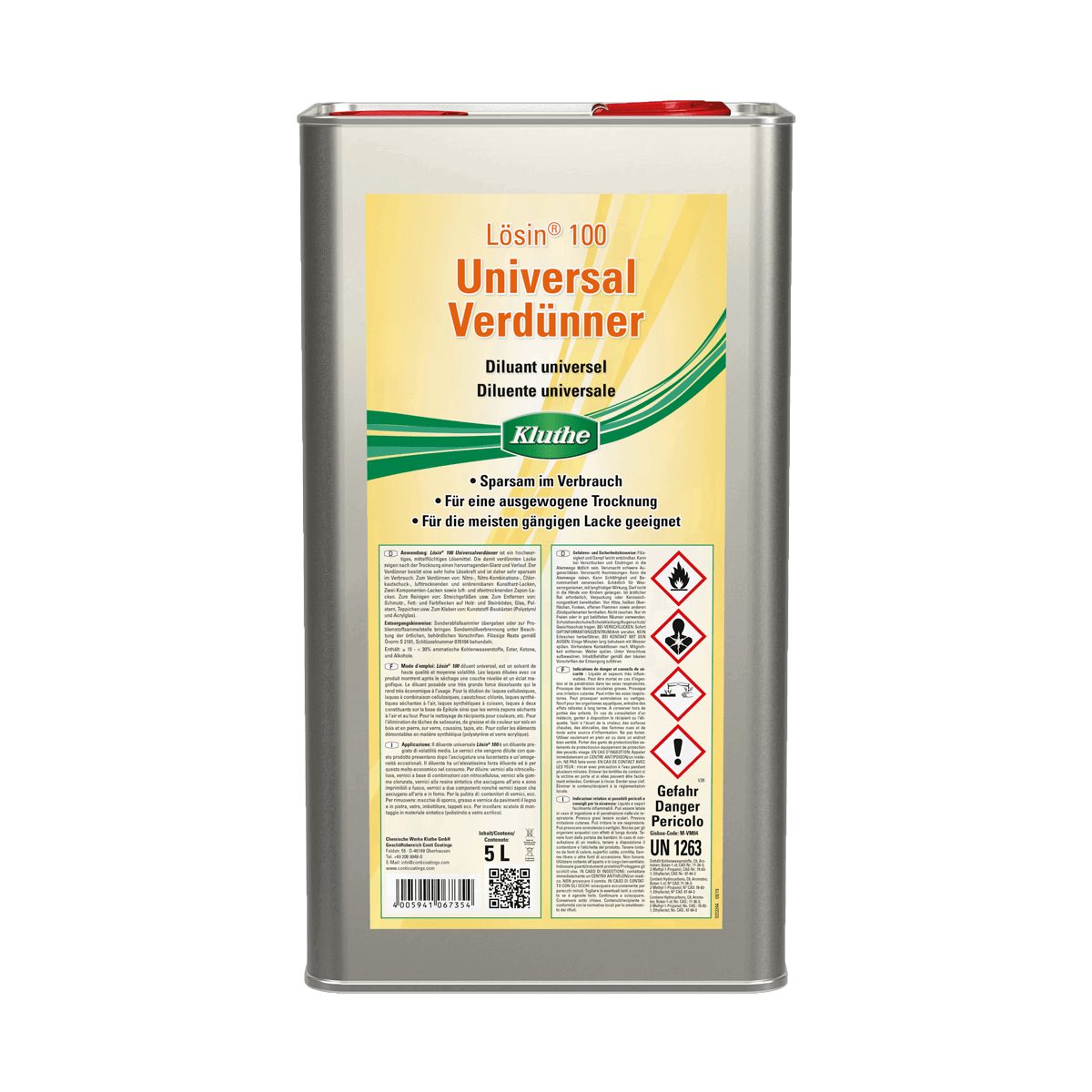 Kluthe Universal-Verdünner Kluthe Lösin® 100 Universalverdünner 6 Liter