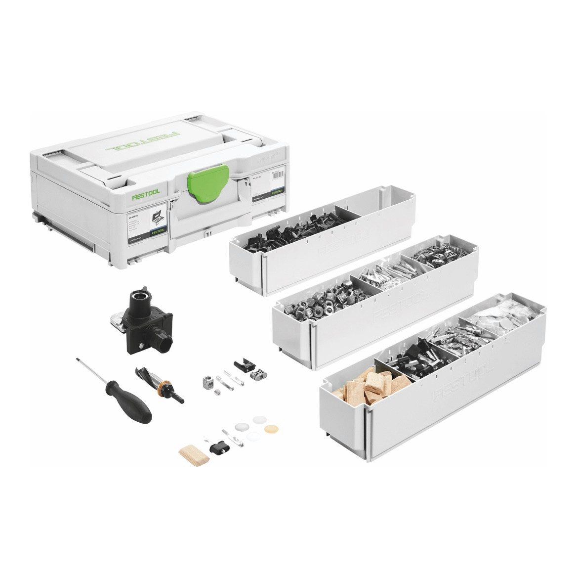 FESTOOL Spreizdübel KV-SYS D8 DOMINO Verbinder Sortiment (576797) für Dübelfräse DF 500