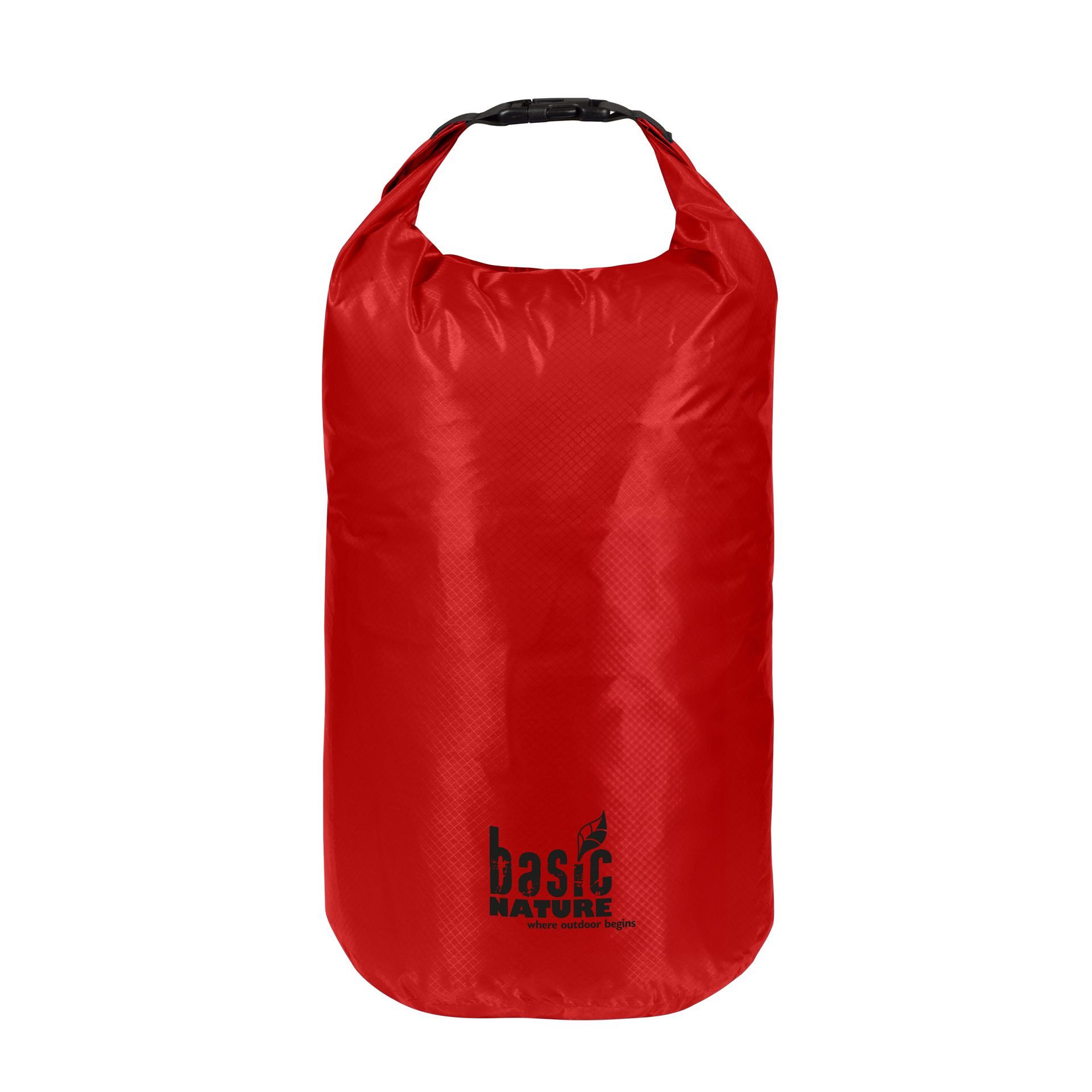 BasicNature Packsack BasicNature Packsack 210T 10 L wasserdicht rot, BasicNature Packsack '210T' - 10 L rot