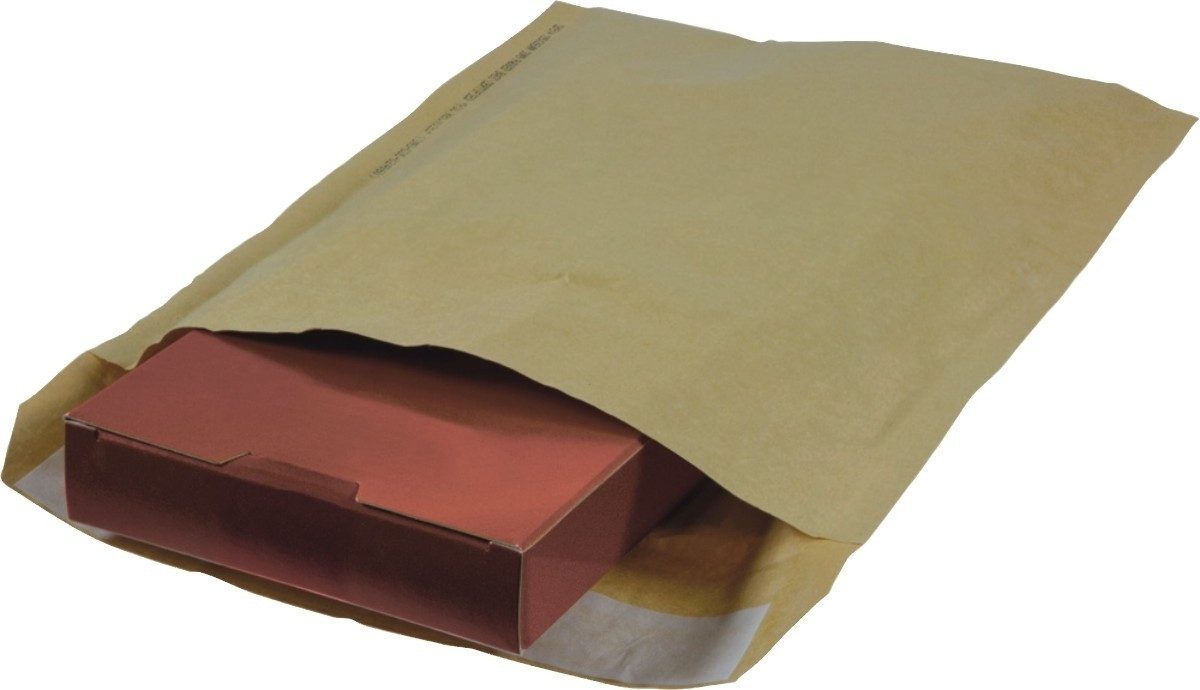 Versandtasche Papierpolstertasche Typ G 24,5x34cm braun haftklebend VE=10 Stück.