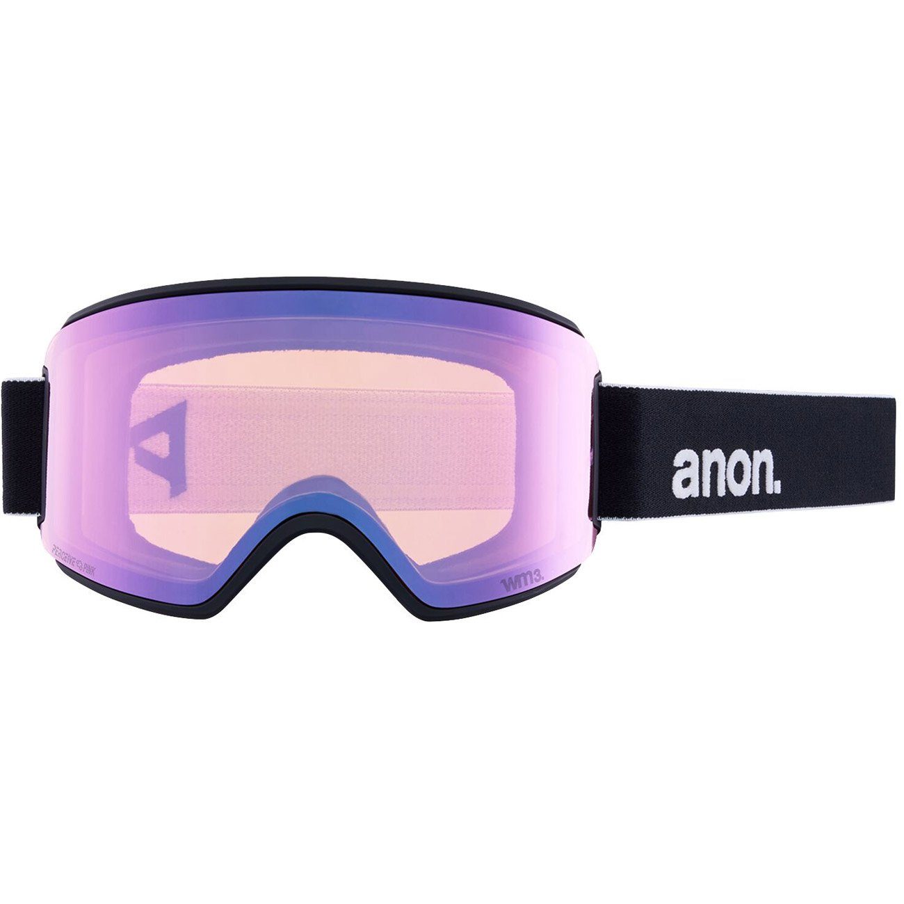 Snowboardbrille, WM3 Anon LINSE vrbl black/prcv blue MFI + BONUS