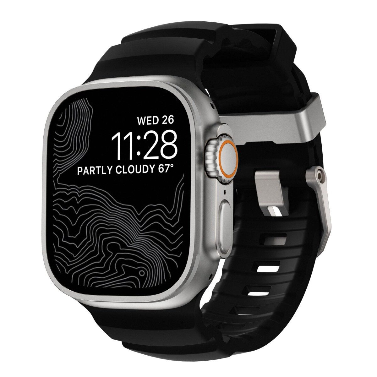 Nomad Smartwatch-Armband Rocky Point Band, für Apple Watch, 42–49 mm