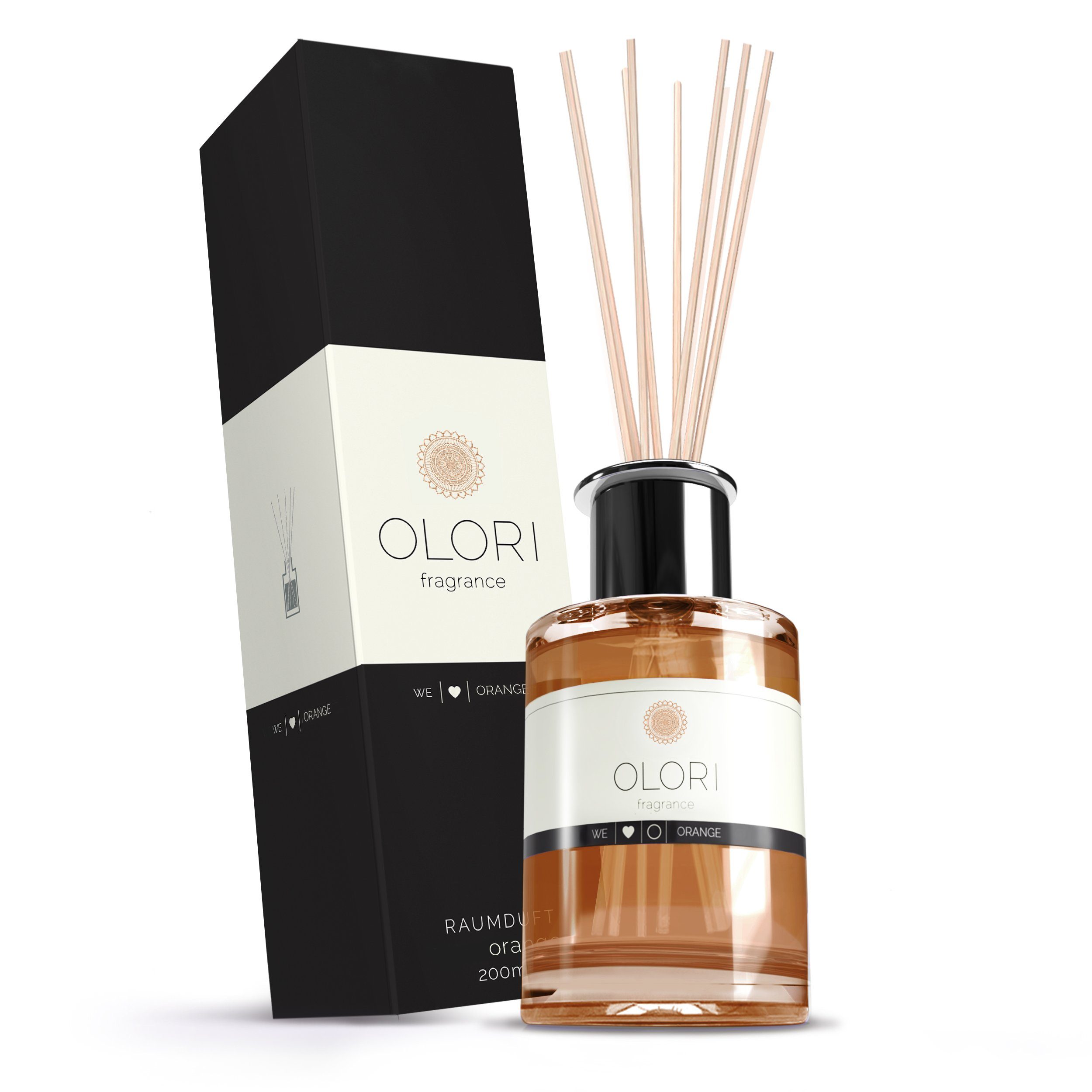 Raumduft Diffuser I Orange I mit ätherischen Ölen I 200 ml