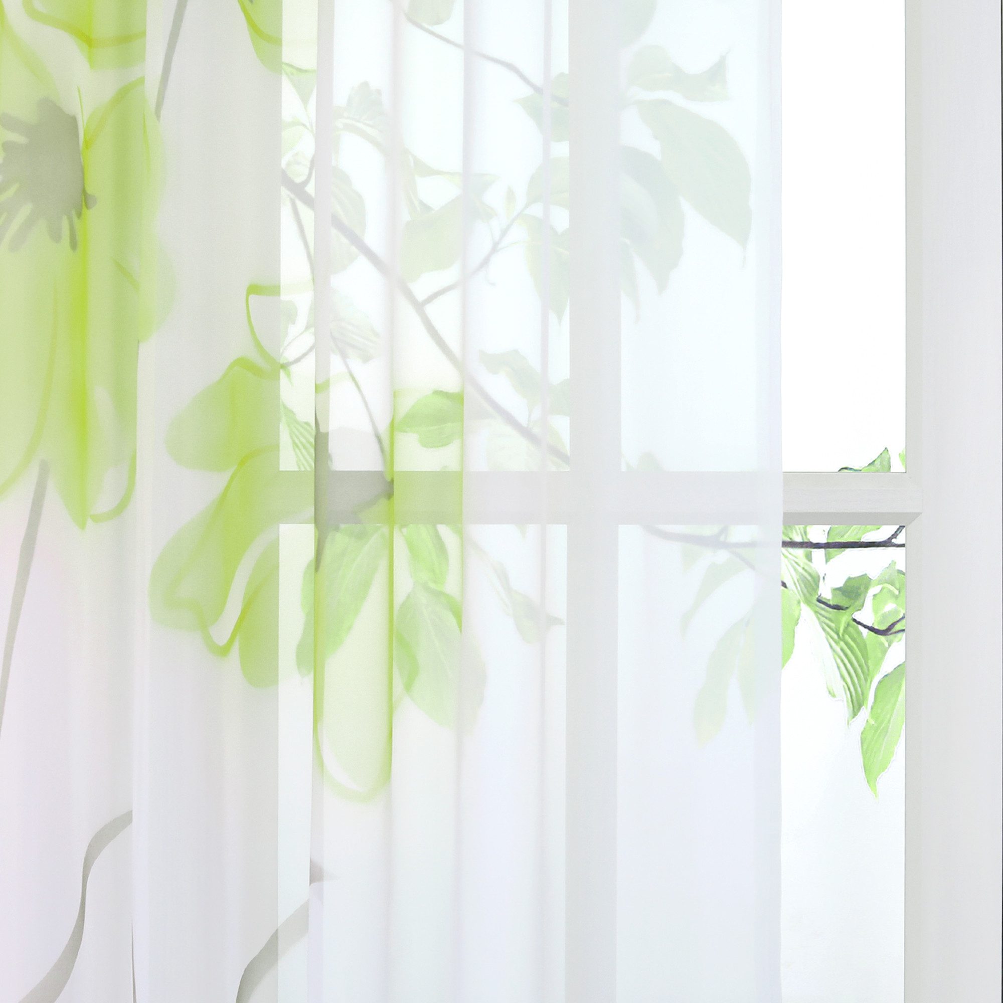 Joyswahl Gardine (1 St), Schlaufen, transparent, Vorhänge Voile Fensterscha günstig online kaufen