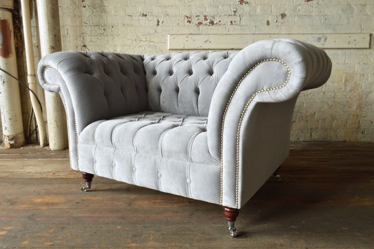Xlmoebel Chesterfield-Sessel Eleganter Fernsehsessel im klassischen Chesterfield-Design (Chesterfield Sessel - 376), Hergestellt in Europa