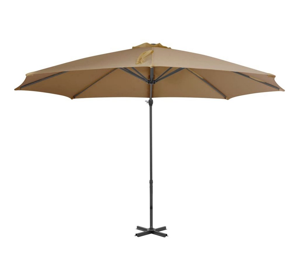 Thumbnail - furnicato Sonnenschirm Ampelschirm mit Aluminium-Mast 300 cm Taupe