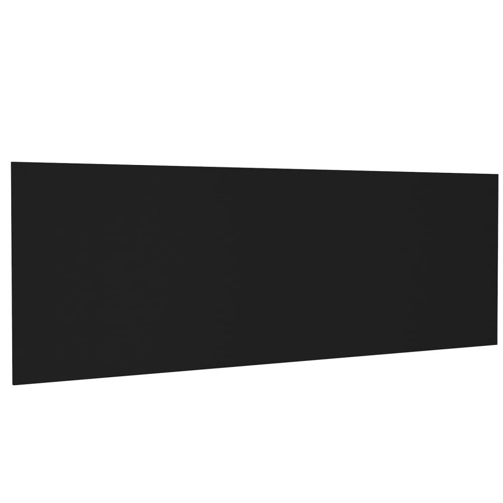 vidaXL Bett, Wand-Kopfteil Schwarz 240x1,5x80 cm günstig online kaufen