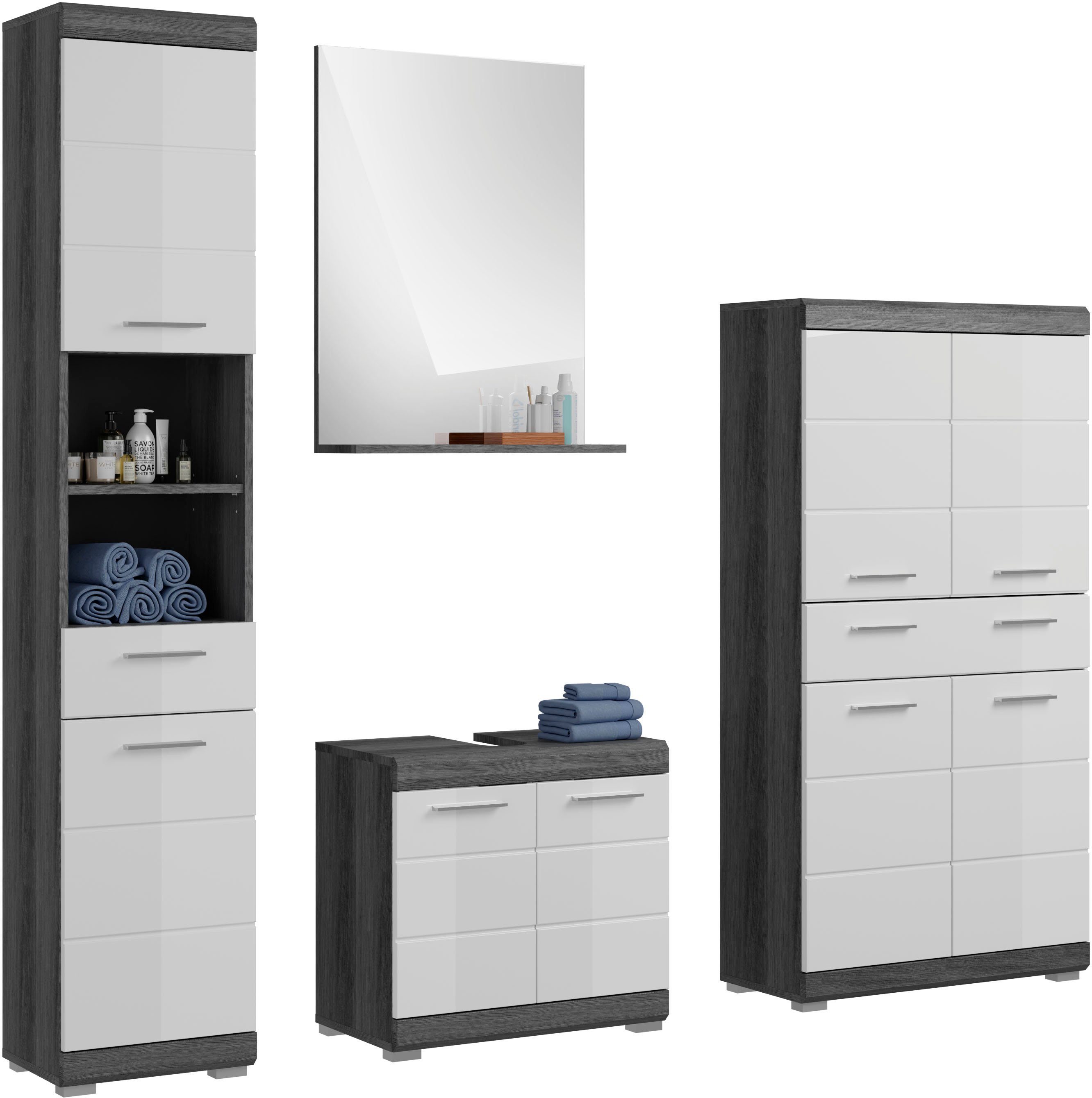 INOSIGN Badmöbel-Set Siena, 4 teilig, bestehend günstig online kaufen