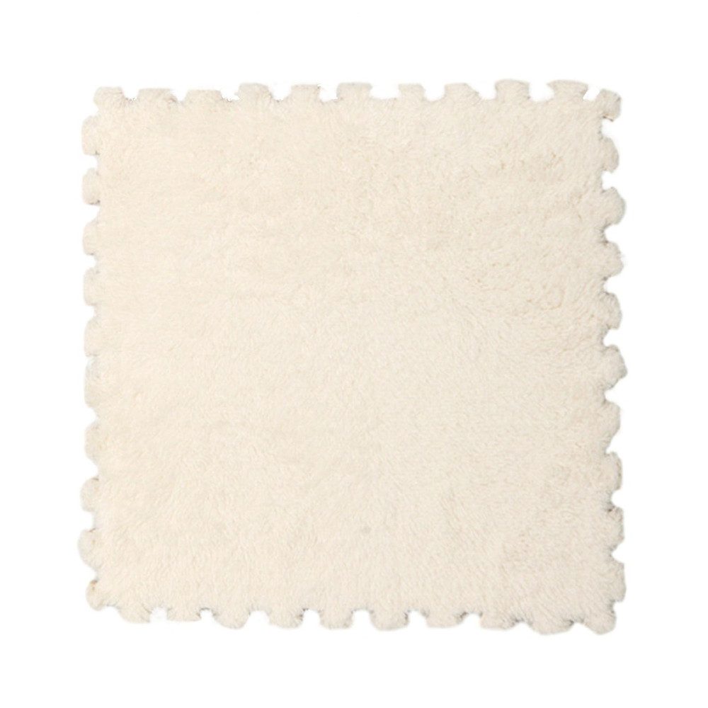 Agger Puzzlematte 12 Teile krabbeldecke Baby Kinder Puzzlematte Matte Spielmatte-30x30cm, (12-tlg), Flauschige Wohnzimmer Schlafzimmer Teppichfliesen