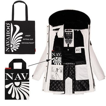 Navahoo Wintermantel Tiniis Parka mit abnehmbarer Kapuze und extra Einkaufstasche