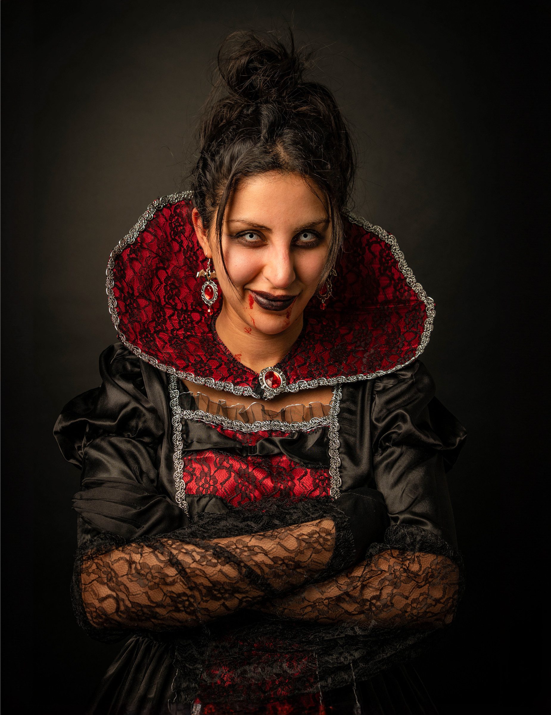 Viving Costumes Kostüm Halloween-Kostüm Barock Vampirin für Damen