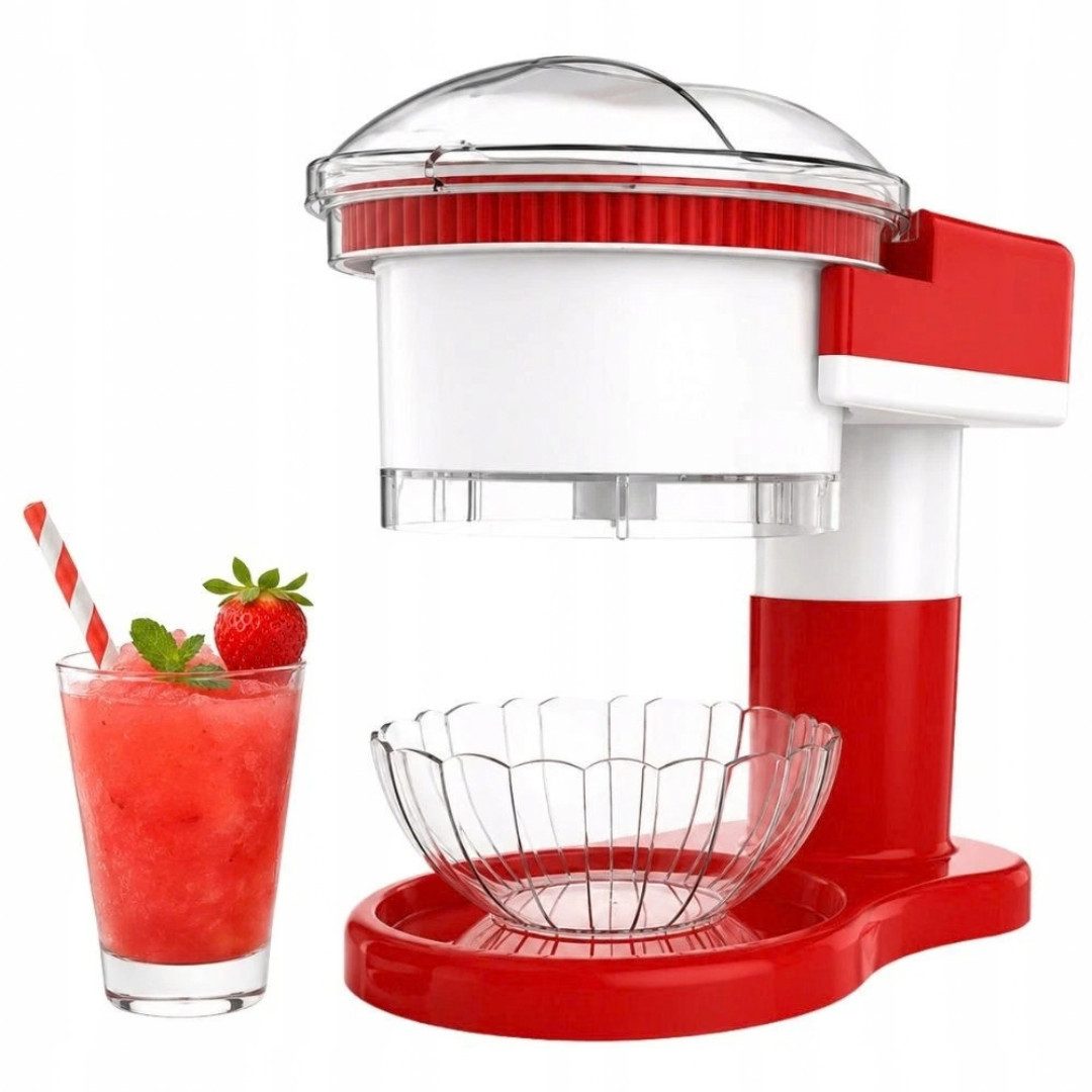 VERK GROUP Eismaschine Slush-Maschine 30W Eiscrusher Crushed Ice Slushie Granita Gerät