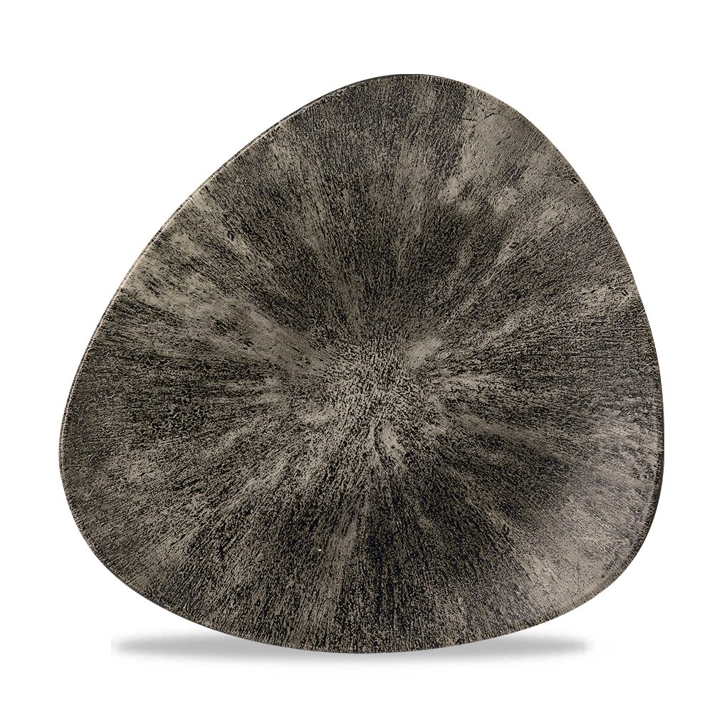 Teller Super Vitrified Studio Prints Stone Quartz Black Teller