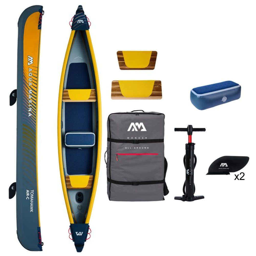Aqua Marina SUP-Board Aqua Marina Tomahawk AIR-C 478 Triple (Setpreis)