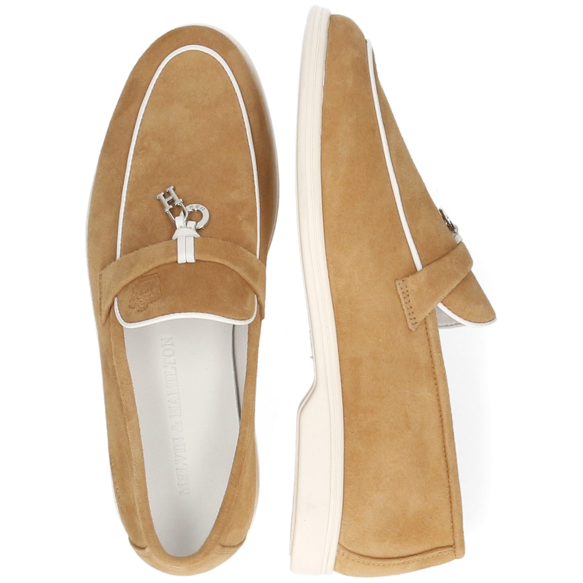 Melvin & Hamilton Adley 24 Leder-Loafers für Damen Loafer Flache Absätze, Echtes Leder, Herausnehmbare Innensohle