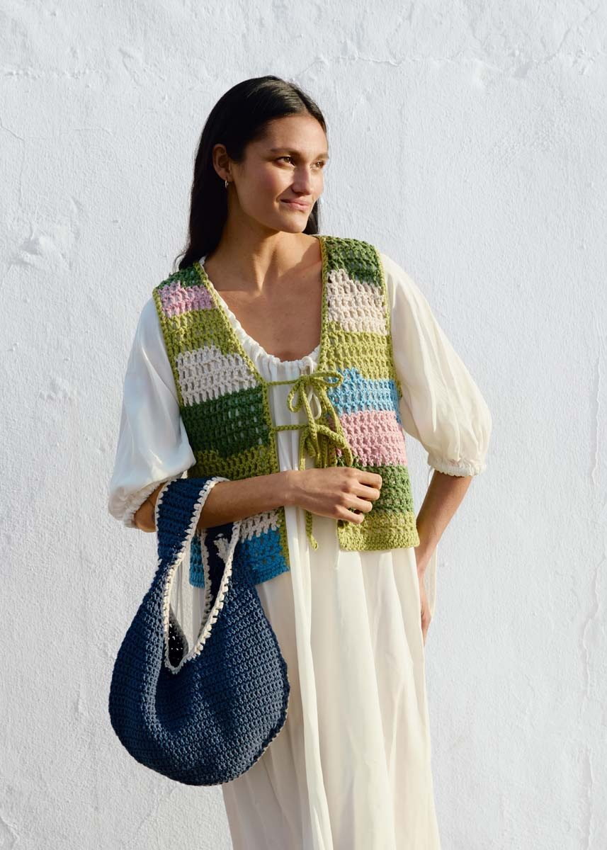 LANA GROSSA NATURAL COTTON Häkelwolle, 80 m (Bio-Baumwollgarn in Millefili-Zwirnung), 50 g