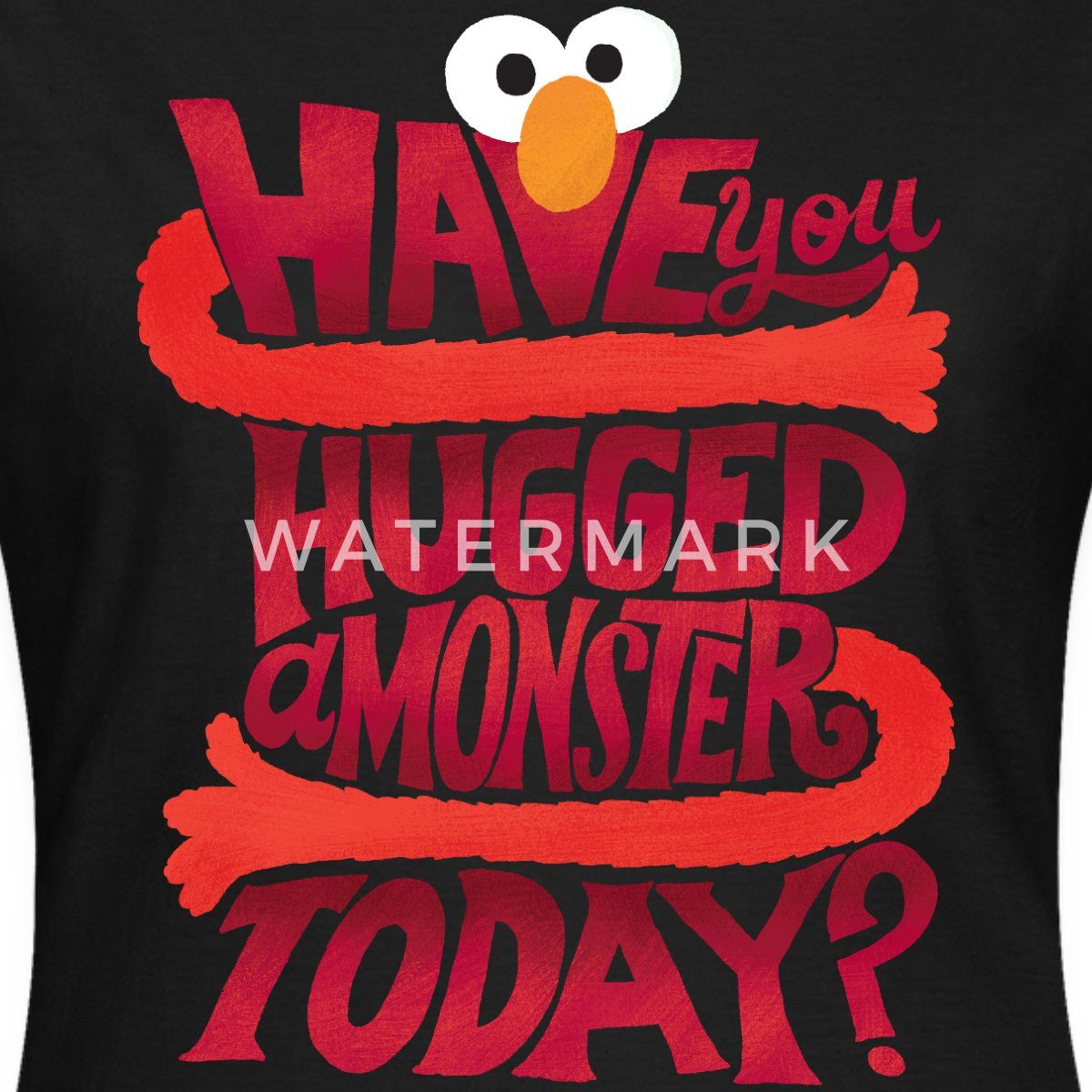 Spreadshirt T-Shirt Sesamstraße Design Have You Hugged A Monster Today Frauen T-Shirt (1-tlg) Slim Fit, fällt klein aus