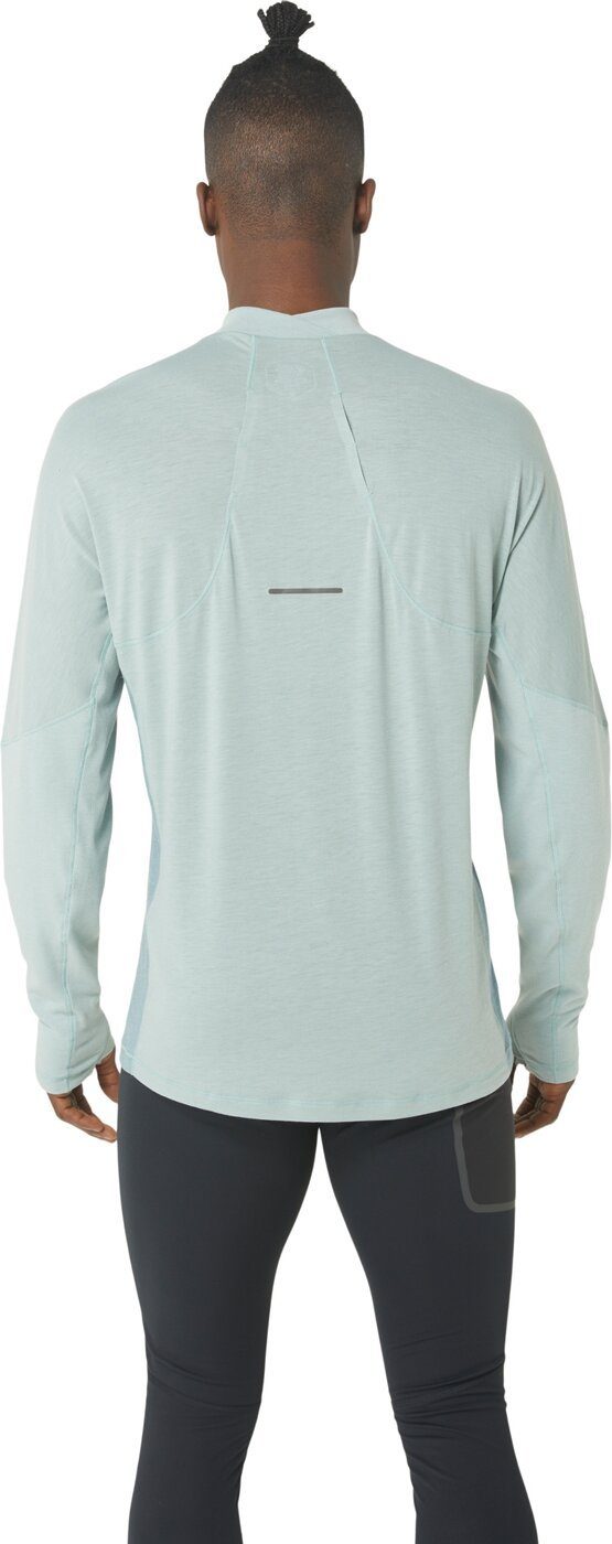 METARUN OCEAN Asics HAZE/FOGGY LS TEAL TOP NECK Laufshirt MOCK