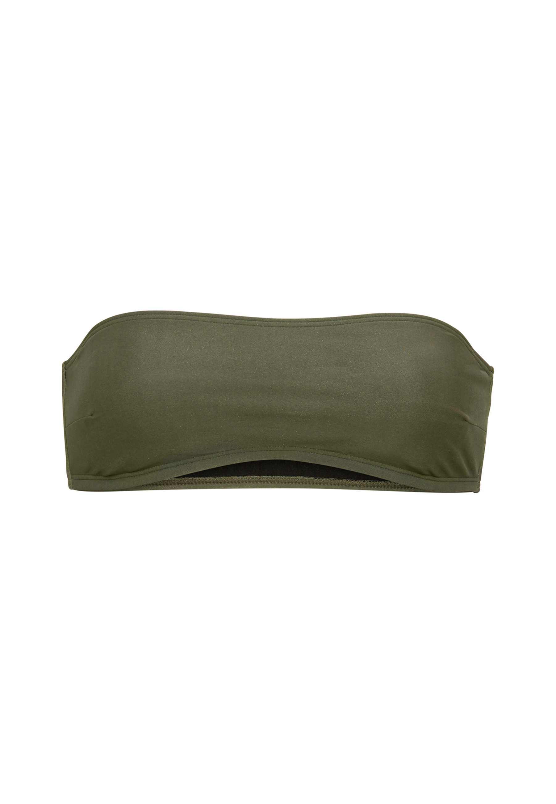 LSCN by LASCANA Bandeau-Bikini-Top Gina, in trendiger Uni-Farbe