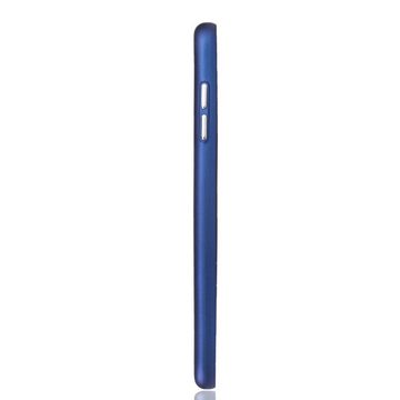 König Design Handyhülle Samsung Galaxy A6 Plus (2018), Samsung Galaxy A6 Plus (2018) Handyhülle Backcover Blau