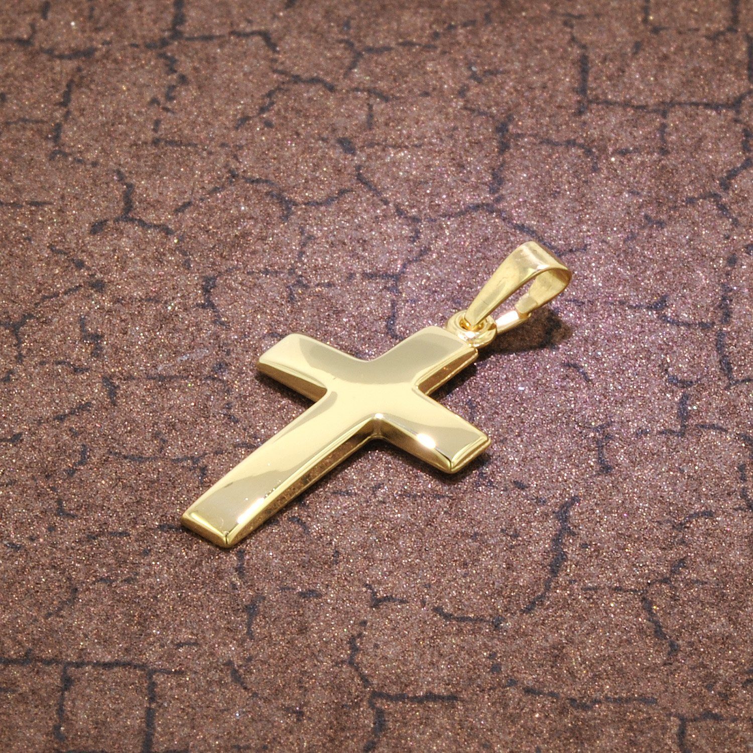 585 mm Gold für trendor 21 Kreuz Kreuzanhänger