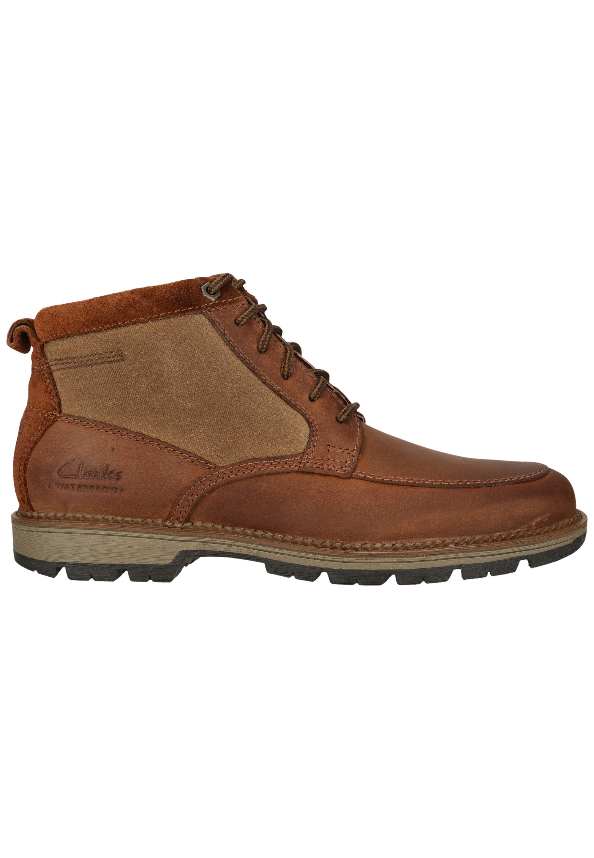 Clarks Maplewalk Rise Stiefel aus wasserdichtem Leder