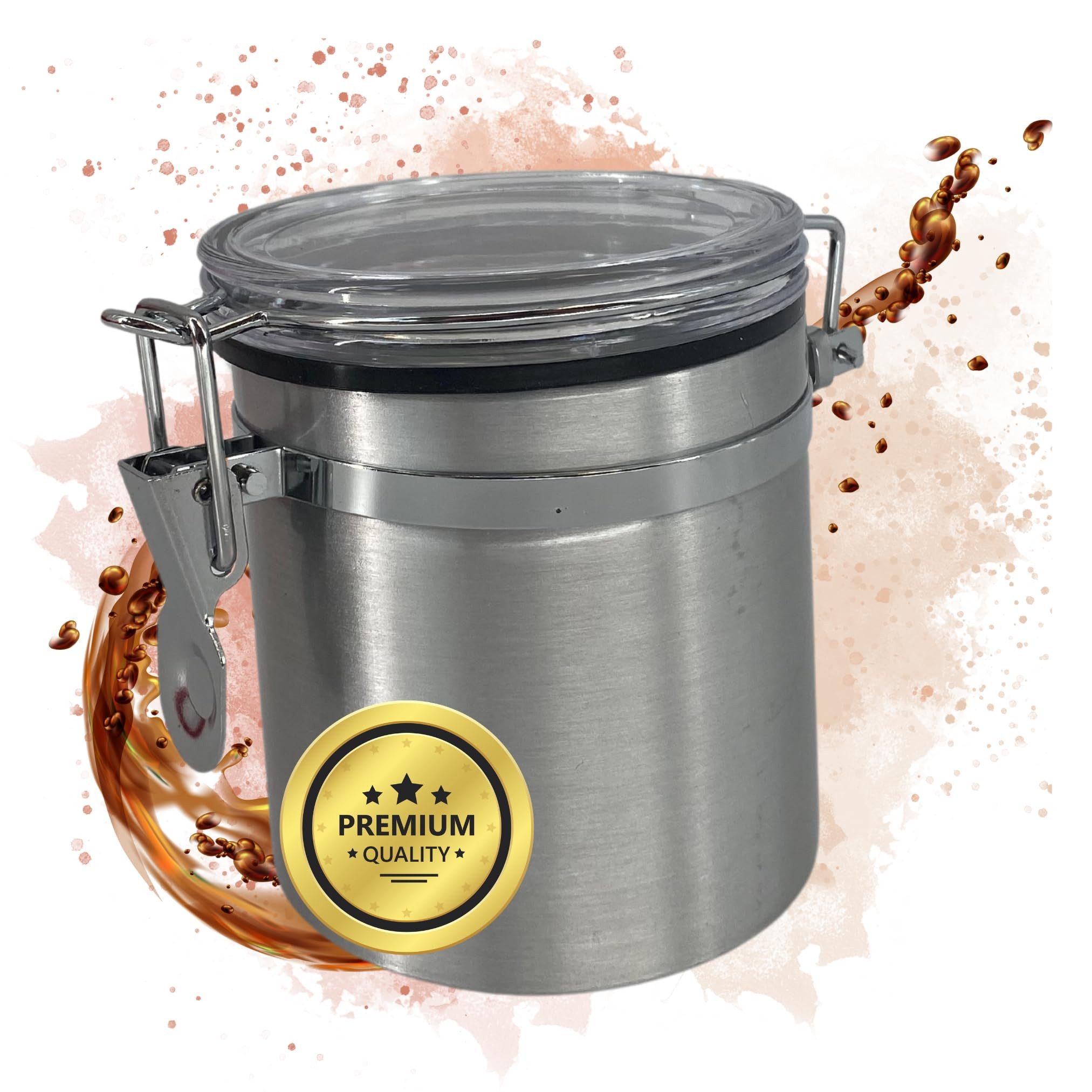Kaffeedose Kaffeedose 250ml luftdicht Aufbewahrungsdose Dose Kaffee Bohnen Tee