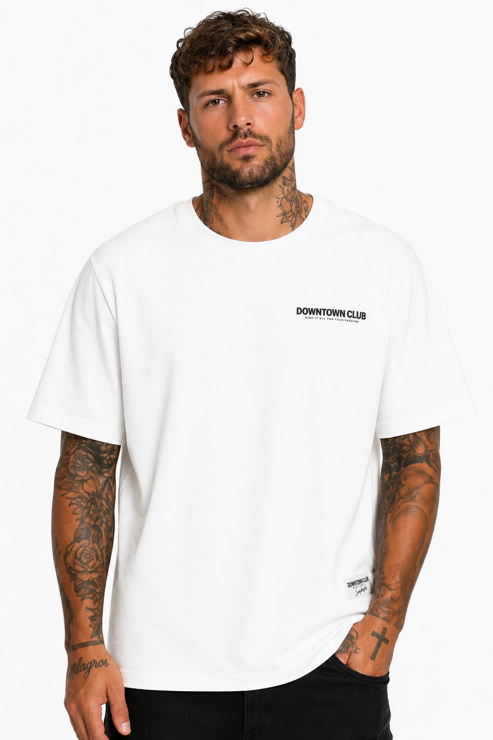 SUBLEVEL T-Shirt Herren Shirt Logo Print schwere Qualität moderner Look Baumwolle, super soft, unifarben, Robuster Stoff
