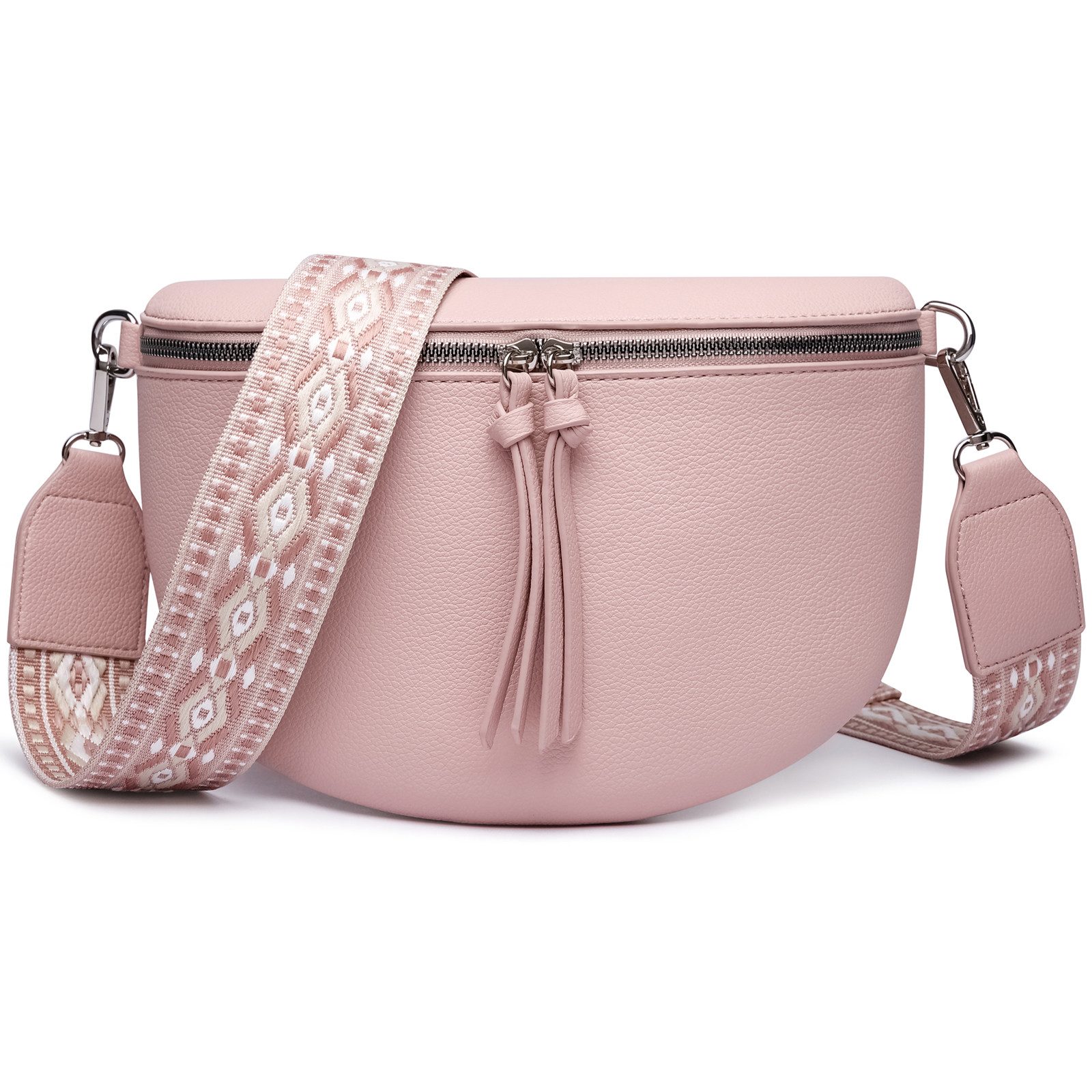 Fomax Bauchtasche aus Kunstleder, Damen Umhängetasche, mit Schulterriemen günstig online kaufen