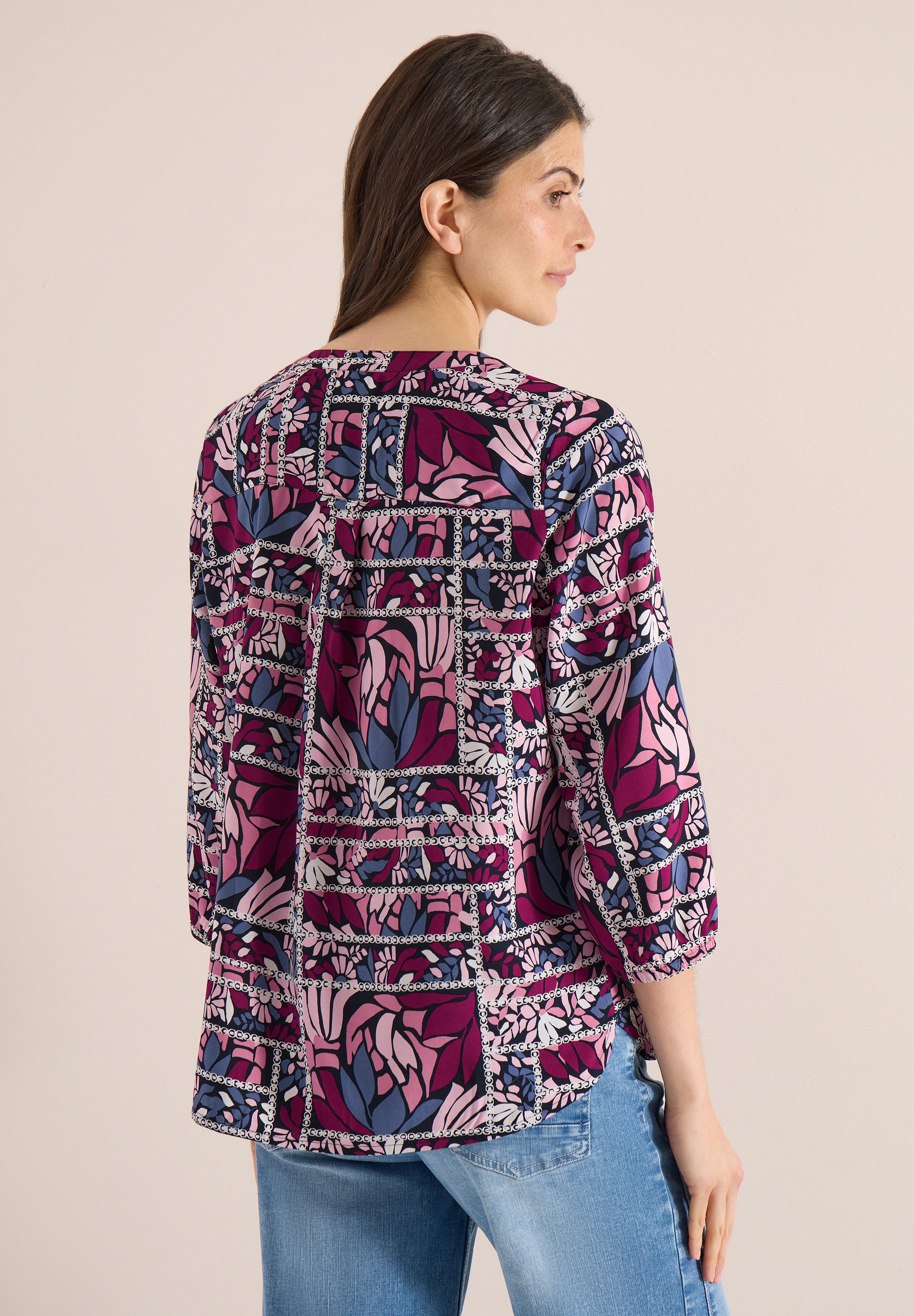 CECIL Klassische Bluse mit 3/4 Ärmeln