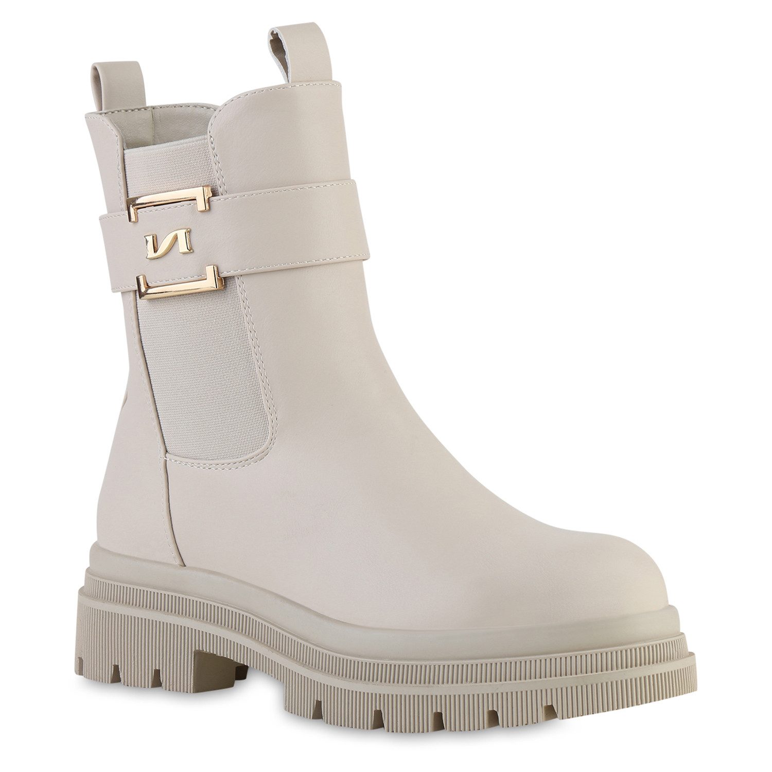 VAN HILL 841854 Plateaustiefelette Damen Plateau günstig online kaufen