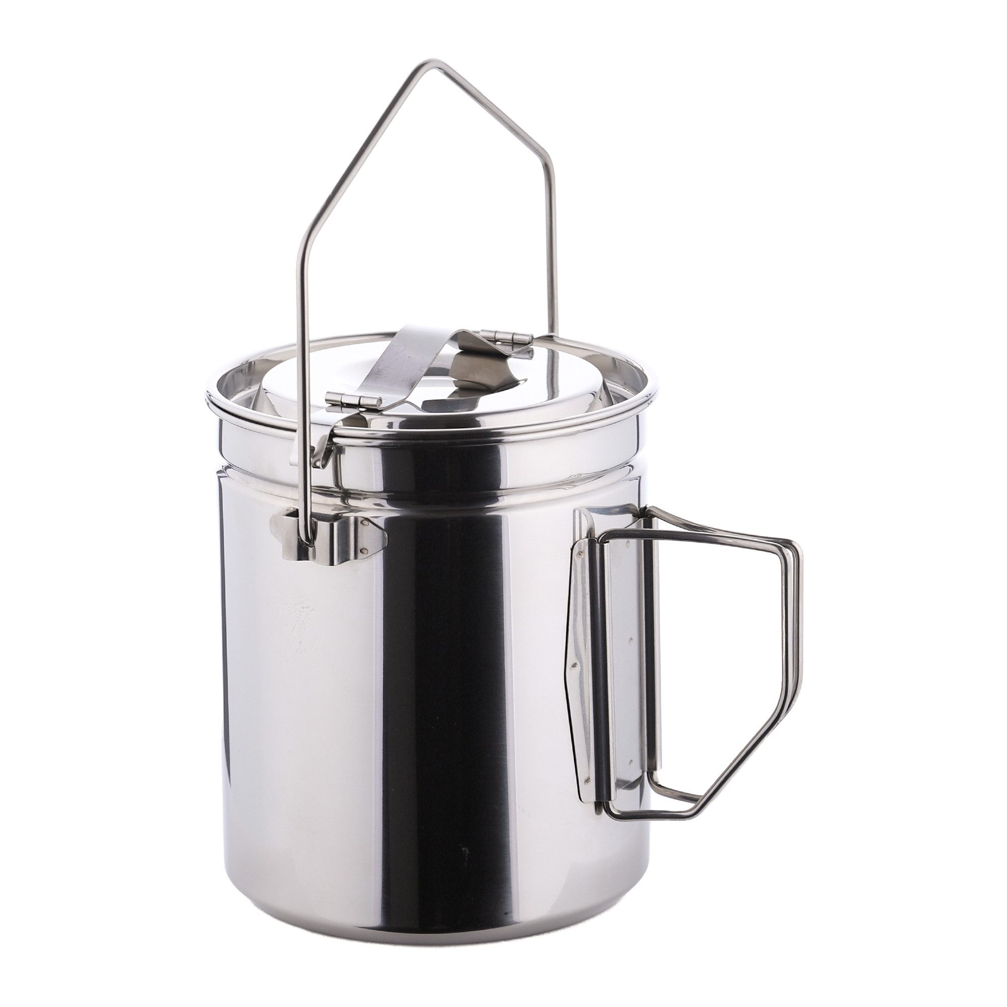 FireMaple Geschirr-Set Edelstahl Kochtopf, 1,2 Liter Fassungsvermögen, Camping Topf (1-tlg), Edelstahl, 1,2 Liter, Edelstahl, kompakte Größe