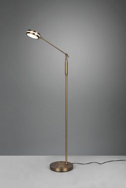 TRIO Leuchten Stehlampe Stehleuchte, TRIO-Leuchten Stehleuchte FRANKLIN (BH 23x133 cm) BH 23x133 cm gold