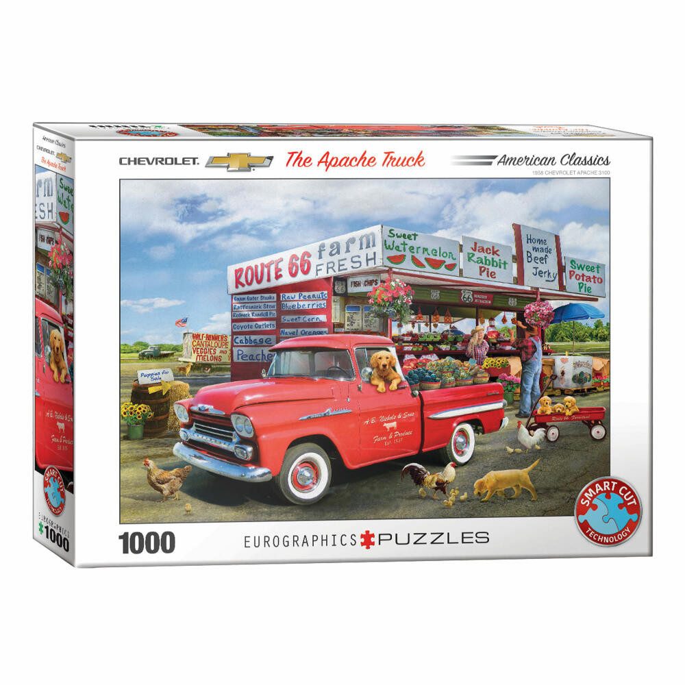 EUROGRAPHICS Puzzle 1959 Chevrolet Apache von Greg Giordano, 1000 Puzzleteile