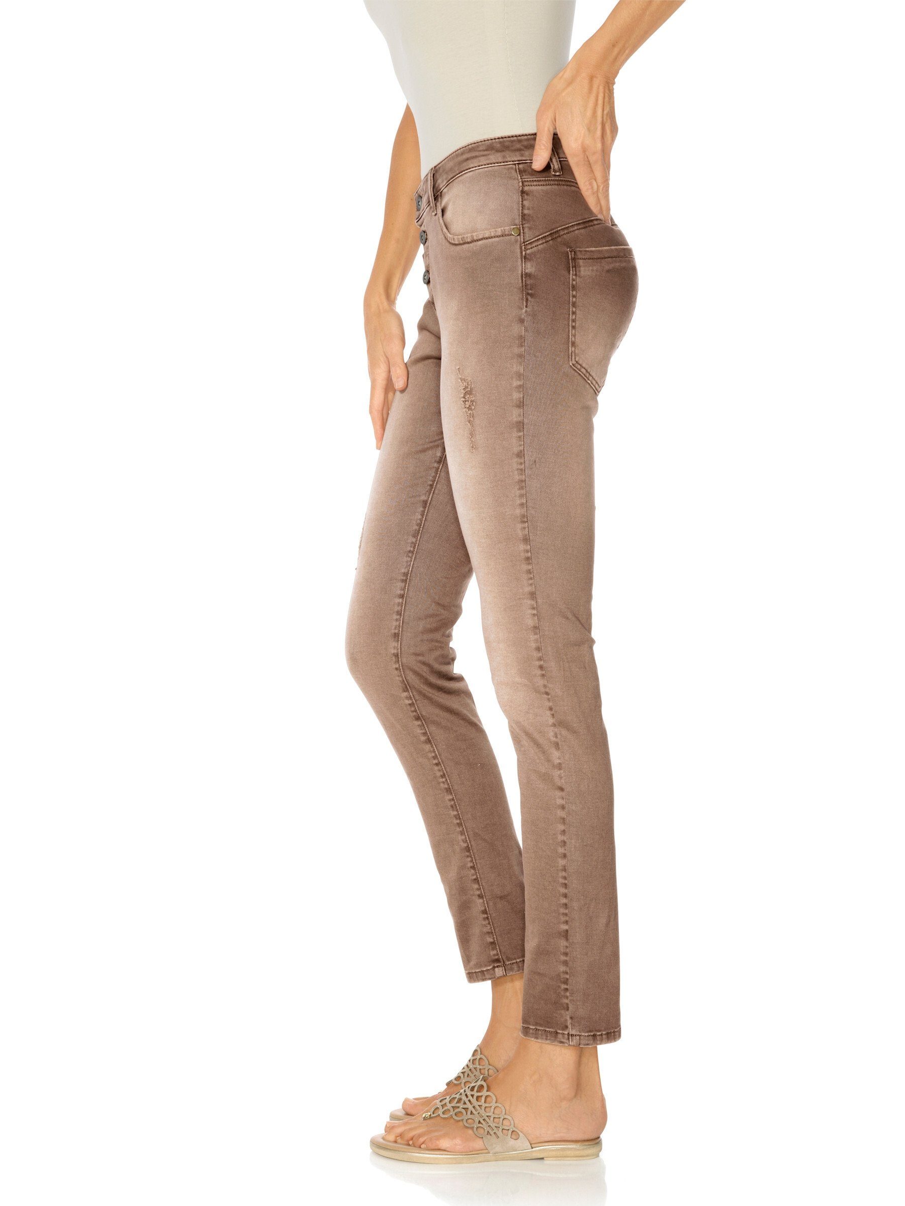 heine Jerseyhose Boyfriend Hose Innenbeinlänge ca. 74 cm günstig online kaufen