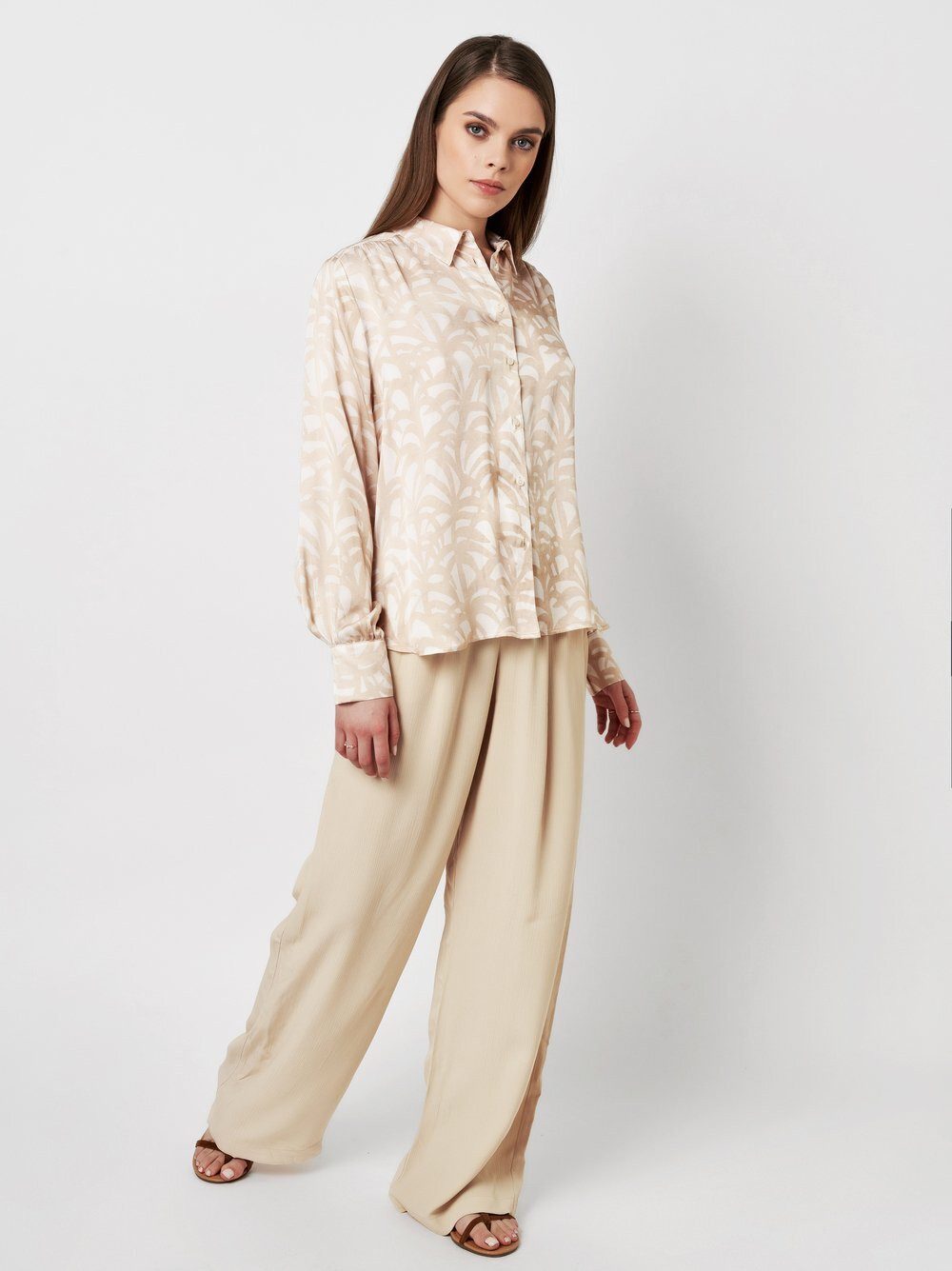 DESOTO Klassische Bluse Lena mit Volumenärmel günstig online kaufen