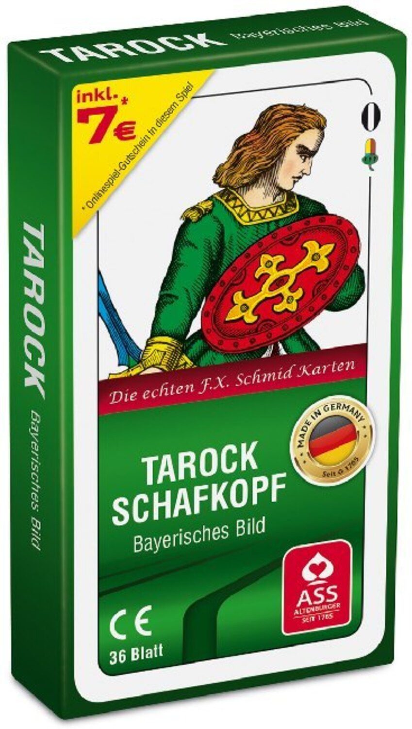 Cartamundi Spiel, Tarock/Schafkopf, bayerisches Bild in Faltschachtel