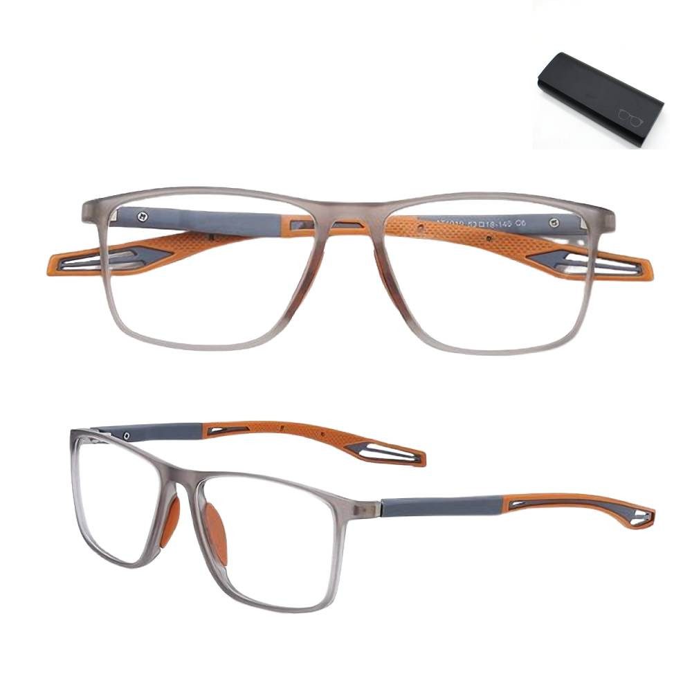 Blusmart Lesebrille Damen Herren Blaulichtfilter Anti-Rutsch Ultraleicht, TR Rahmen, Lesebrille für Senioren mit Brillenetui