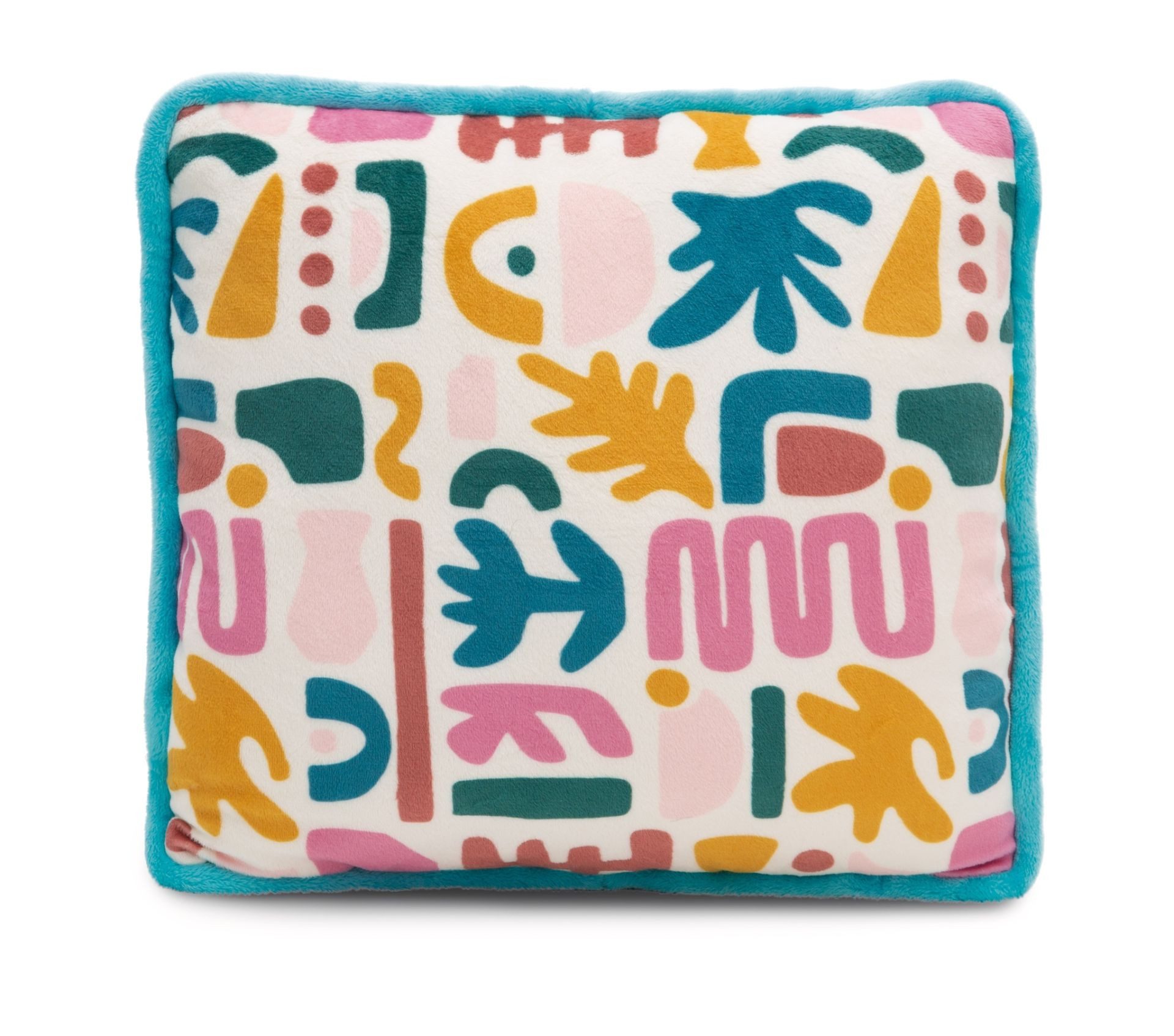 Nici Dekokissen 61730 - Kissen Känguru mit 3D Kind (7 cm), 30 x 30 cm