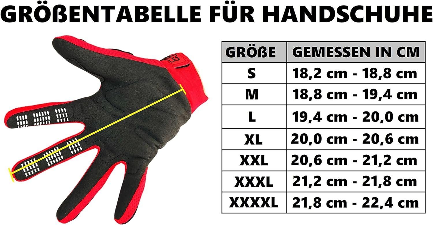 Fox orange Fox Handschuhe Motorradhandschuhe Racing Glove schwarz/ Dirtpaw